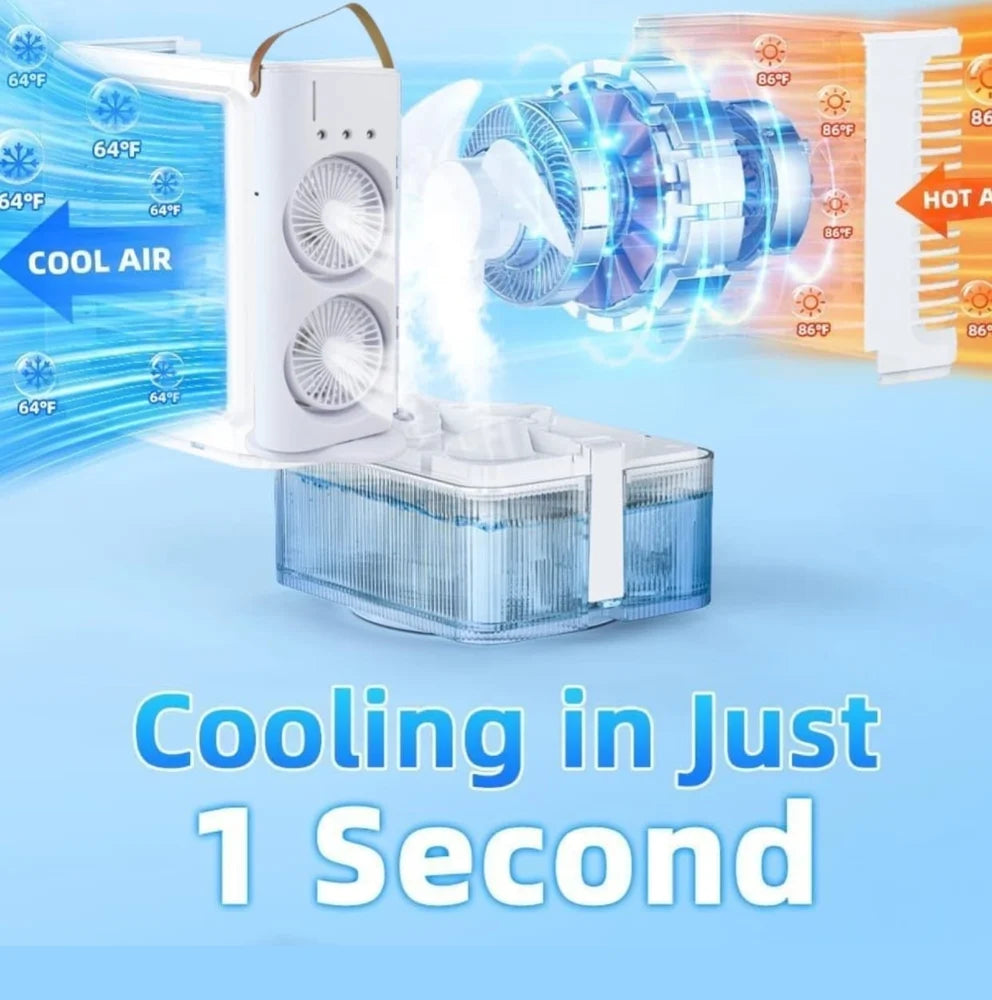 Double - ended spray fan