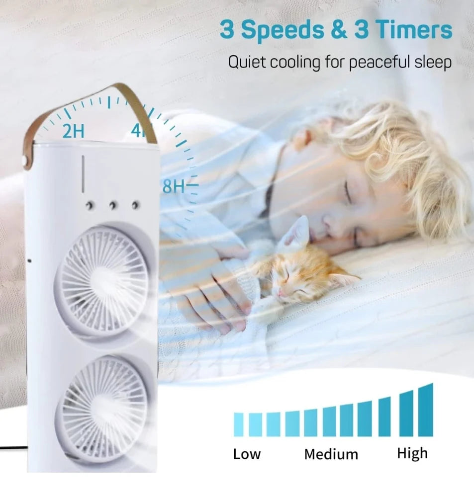 Double - ended spray fan