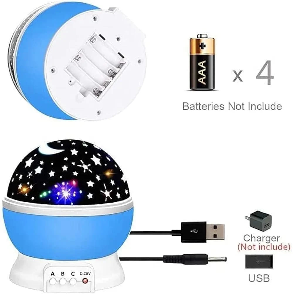 Star light rotating projector lamp, Stars